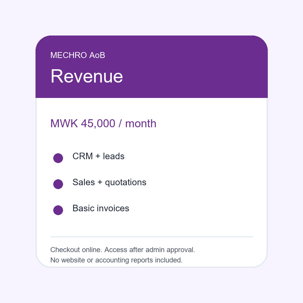 [M-AOB-REVENUE] Mechro AoB Revenue Subscription